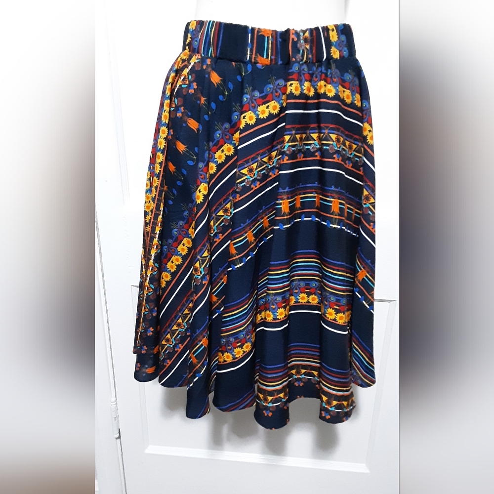 Multi-colored🌈 Full Skirt by Lavand, Size Medium